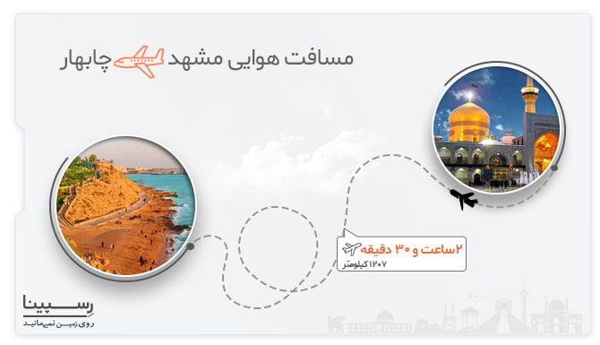 مدت زمان پرواز مشهد به چابهار پرواز مشهد به چابهار